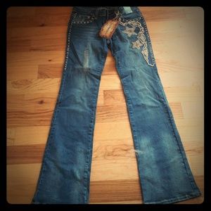 NWT. Trinity Ranch Western Jeans size 9